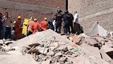 انهيار عقار المنيا (3)