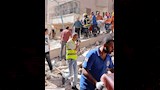 محافظ المنيا يتابع حادث انهيار عقار عزبة شاهين  (1)