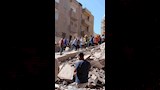 محافظ المنيا يتابع حادث انهيار عقار عزبة شاهين  (3)