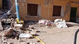 انهيار منزل مكون من 5 طوابق في عزبة شاهين (2)