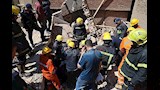 انهيار منزل مكون من 5 طوابق في عزبة شاهين (11)