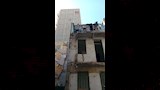 سقوط أجزاء من عقار في محرم بك بالإسكندرية (2)