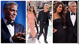 بالصور- جورج وأمل كلوني يخطفان الأنظار في مهرجان فينيسيا السينمائي