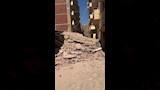 انهيار منزل بحي غرب أسيوط (2)