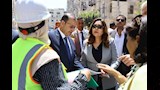 منال عوض تتفقد تطوير شارع إبراهيم باشا بالكوربة (3)