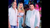 سارة خليفة مع الفنان أشرف عبد الباقي