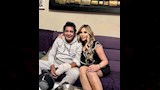 سارة خليفة مع النجم محمد منير