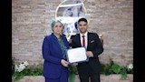 رئيسة القومي للمرأة تلتقي طلاب وطالبات التدريب الصيفي  (4)