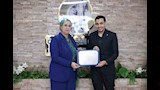 رئيسة القومي للمرأة تلتقي طلاب وطالبات التدريب الصيفي  (3)