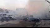 السيطرة على حريق مصنع كرتون بالعبور (2)