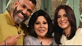 مع زوجته وابنته.. إيهاب عبدالواحد ضيف "صاحبة السعادة" الليلة