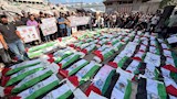 غزة تُودّع 106 شهداء بينهم عشرات الأطفال  (4)