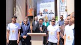 محافظ القليوبية ورئيس جامعة بنها يستقبلان شعلة أسبوع شباب الجامعات (3)
