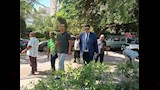 تجميل وتشجير ميدان المدرسة الأمريكية بالمعادي  (1)