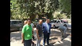 بتوجيهات محافظ القاهرة.. تجميل وتشجير ميدان المدرسة الأمريكية بالمعادي - (صور)