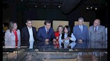 جولة ثقافية لجورج قرداحي داخل مكتبة الإسكندرية (2)
