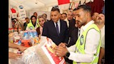محافظ القليوبية يفتتح معرض أهلاً مدارس في بنها