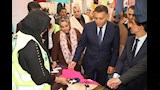 محافظ القليوبية يفتتح معرض أهلاً مدارس في بنها
