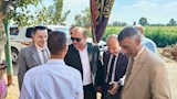 لحظة الوصول لافتتاح المعرض