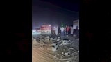 تصادم جرار زراعي بسيارة نصف نقل في كفر شكر (2)