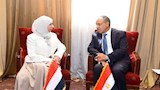 وزير الخارجية يبحث مع نظيرته اليمنية دعم استقرار اليمن وأمن البحر الأحمر