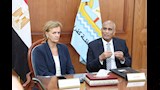 اجتماع محافظ كفر الشيخ ورئيس وفد الاتحاد الأوروبي (4)