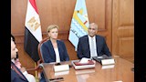 اجتماع محافظ كفر الشيخ ورئيس وفد الاتحاد الأوروبي (3)