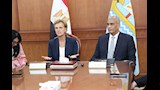 اجتماع محافظ كفر الشيخ ورئيس وفد الاتحاد الأوروبي (6)