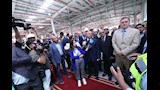وزيرا النقل المصري والفرنسي في مجمع ألستوم الصناعي (4)