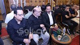 ياسر جلال وريهام حجاج.. نجوم الفن في عزاء زوجة الكاتب أيمن سلامة 
