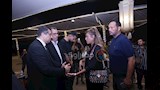 ريهام حجاج وزوجها محمد حلاوة بعزاء زوجة أيمن سلامة