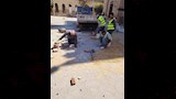 انتهاء أعمال معالجة الهبوط الأرضي بمحيط مسجد الإمام الشافعي (5)