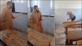 "شمّر واشتغل مع العمال".. أول تعليق من مدير معهد بالمنوفية على فيديو مسح الفصول