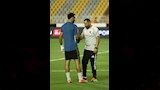 احماء لاعبي الأهلي