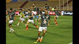 احماء لاعبي الأهلي