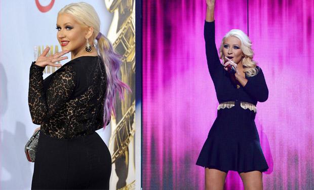 كريستينا أغيليرا تقاطع المطاعم وتخسر 22 كيلوغراماً من وزنها