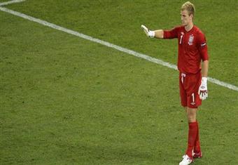 الحارس هارت ما زال ينتظر قرار بليجريني بشأن مشاركته أمام نوريتش