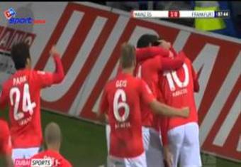 هدف مباراة ماينز وآينتراخت فرانكفورت 1-0 الدوري الألماني