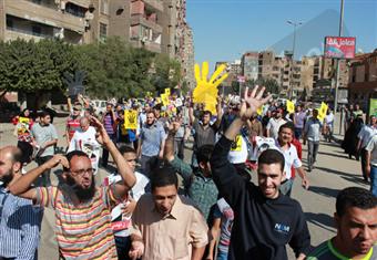 ''دعم الشرعية'' يدعو للتظاهر الأسبوع المقبل تحت اسم ''الطلاب يشعلون الثورة''