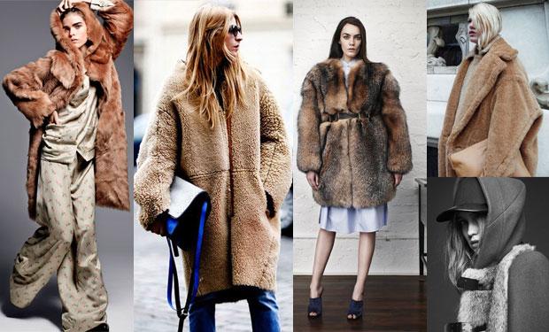 ما رأيك بمعطف فرو الدب؟ إنه قطعة رائعة في شتاء 2014!  