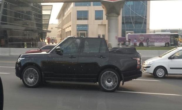 نسخة مكشوفة من رينج روفر تظهر فى دبى