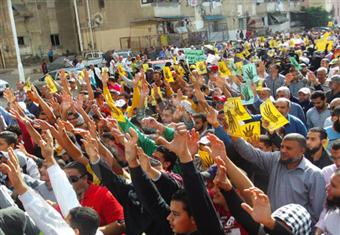 مسيرة للإخوان تجوب شوارع المعادي للمطالبة بالإفراج عن مرسي