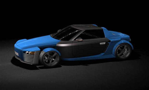 رودينغ تطرح سيارتها Roadster 23 الخفيفة بشكل قياسي