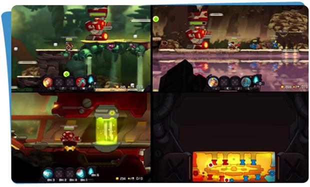 قتال الروبوتات Online في Awesomenauts