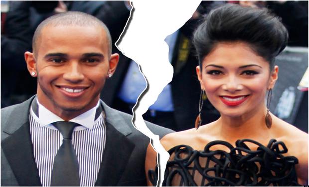 انفصال نيكول شيرزينجر و لويس هاميلتون بعد علاقة دامت خمسة أعوام 