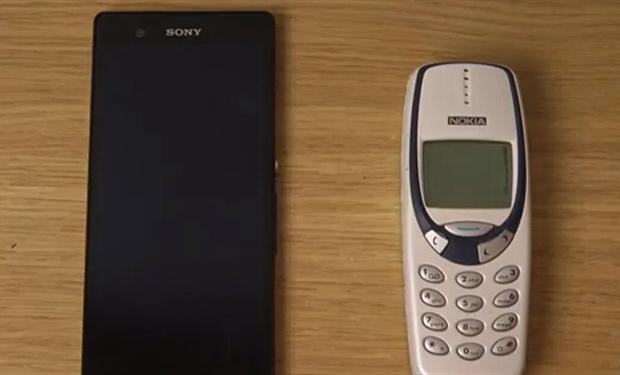 اختبار للسرعة بين إكسبريا Z ونوكيا 3310 !!