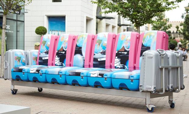 السفر والأناقة والفن معاً في تعاون Chic Outlet Shopping و Samsonite