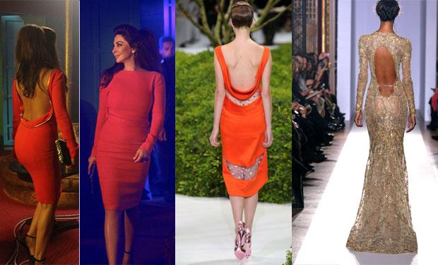 فساتين الظهر المكشوف على طريقة إليسا في كليب "تعبت منك"