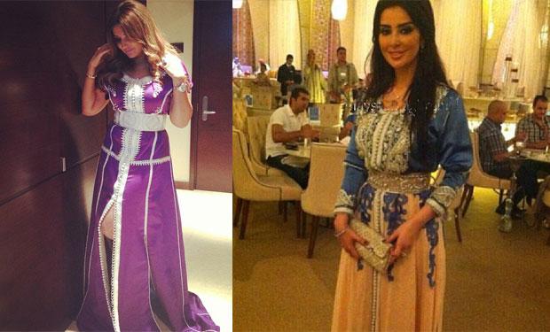 ميساء مغربي وشذى حسون بالقفطان: استوحي طلة العيد منهما