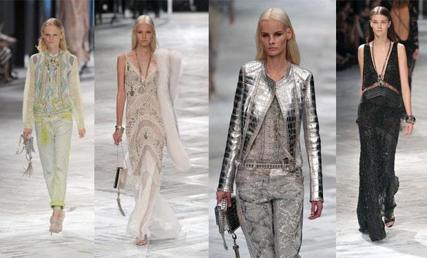 امرأة Roberto Cavalli لربيع 2014: تحب البريق والحرير والإثارة! 